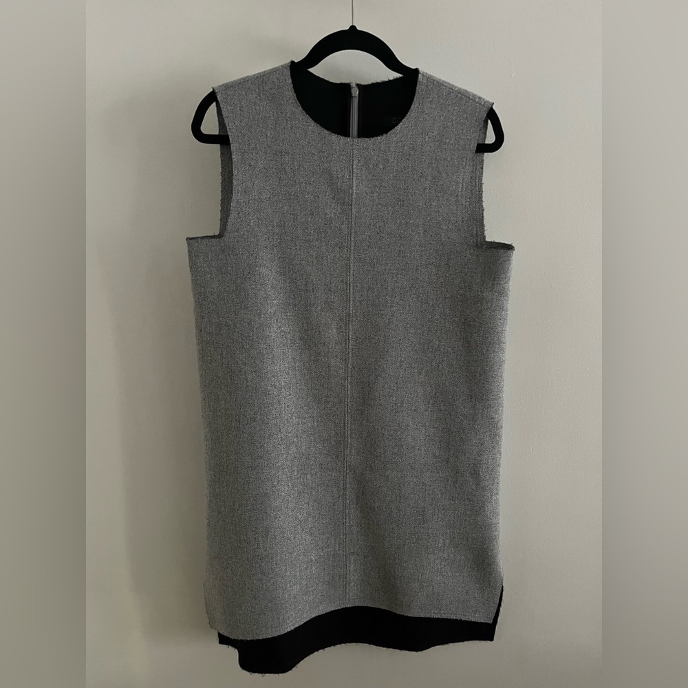 COS Gray Sleeveless Jumper Dress EUC